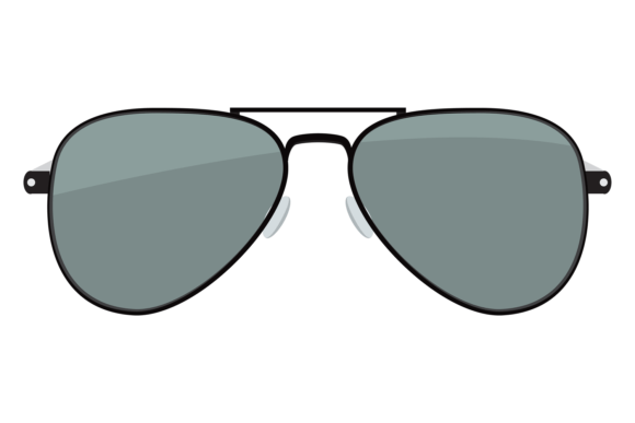 Aviator Sunglasses Color Icon: Black Eye in Design