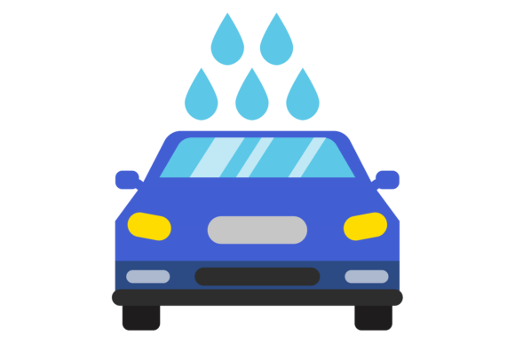 Car Wash Color Icon: A Fresh Visual Identity for Auto Brands
