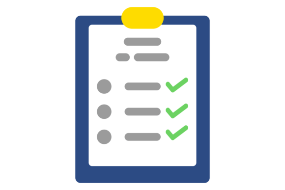 Checklist Color Icon: The Graphic Power of a Clipboard Asset