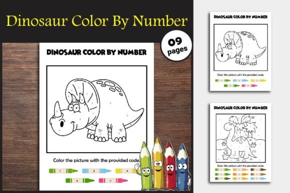 Dino-Mite Color By Number: Preschool Creativity Unleashed