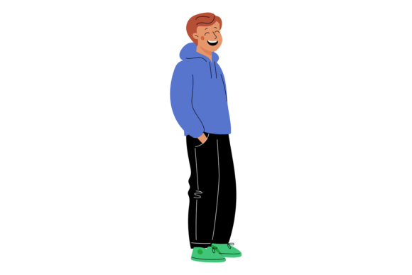 Guy Laughing: The Cheerful Color Character Typeface