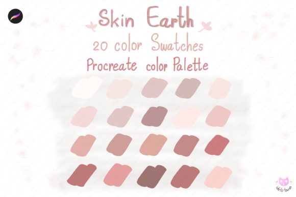 Skin Tone Beige Procreate Color Palette: Your Go-To for Natural Art