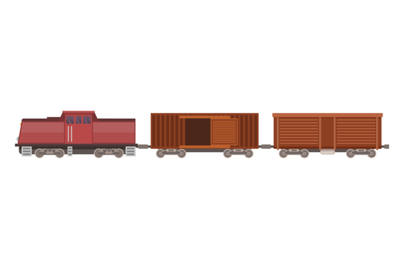Train and Railroad Wagons Color Railway: A Designer's Guide