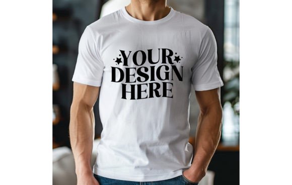 Unlock Your Creativity: The Baby,man Empty T-shirt White Color Mockup