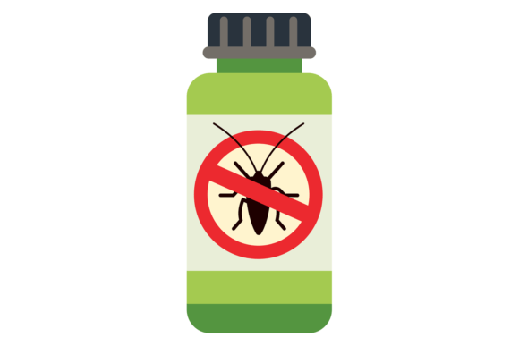 Unpacking Insect Poison Bottle Color Icon. Pest Co