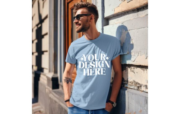 Why the Bella Canvas 3001 T-Shirt Blue Mockup is a Game Changer